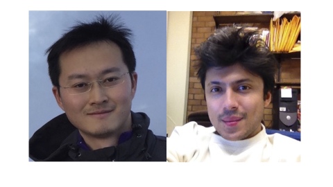 Photos of Peng and Shirshendu